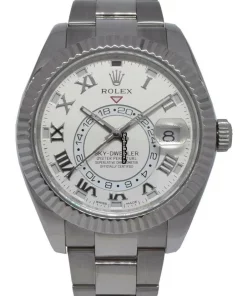 Suitable Fake Rolex Sky-dweller 326939 Automatic Movement 42mm White Gold Case Mens/unisex Watch