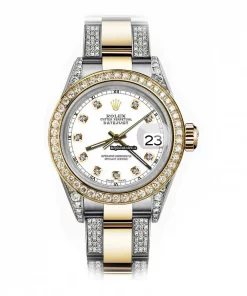 Excellent Fake Rolex Datejust 68173 Automatic Movement 31mm Gold/steel Case Womens Watch