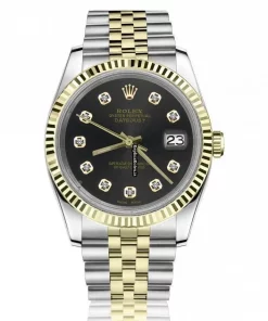 Good Replicas Rolex Lady-datejust 68274 Automatic Movement 31mm Gold/steel Case Womens Watch
