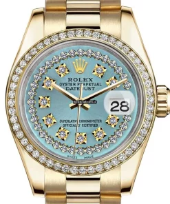 Well Made Fake Rolex Datejust 68278 Automatic Movement Womens Watch