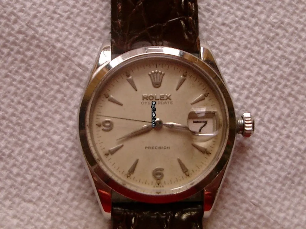 Affordable Replica Rolex Oyster Precision 6294 Caliber 6694 Manual Winding Movement 33mm Steel Case Mens/unisex Watch