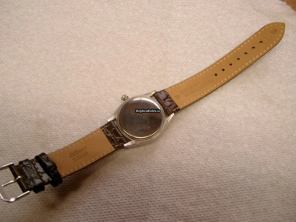 Affordable Replica Rolex Oyster Precision 6294 Caliber 6694 Manual Winding Movement 33mm Steel Case Mens/unisex Watch - Image 4