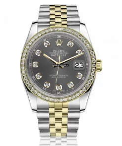 Reliable Fakes Rolex Datejust 16013 Automatic Movement 36mm Gold/steel Case Mens/unisex Watch
