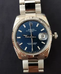 Beautiful Replica Rolex Oyster Perpetual Date 115234 Caliber 3135 Automatic Movement 34x42mm Steel Case Mens/unisex Watch