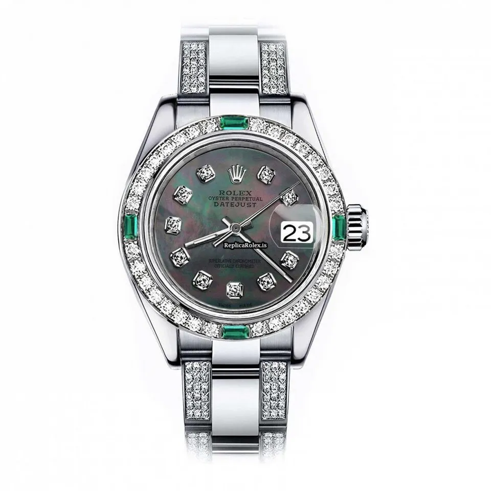 Affordable Fake Rolex Oyster Perpetual Lady Date 69160 Automatic Movement 26mm Steel Case Womens Watch