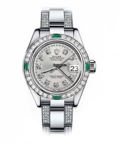 Well Made Replica Rolex Oyster Perpetual Lady Date 69160 Automatic Movement 26mm Steel Case Womens Watch