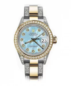 Cool Replica Rolex Datejust 68173 Automatic Movement 31mm Gold/steel Case Womens Watch