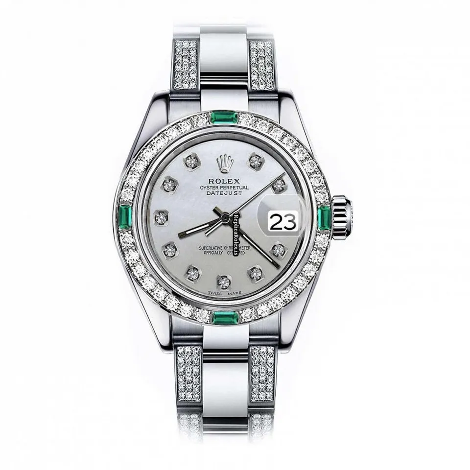 Reliable Replica Rolex Oyster Perpetual Lady Date 69160 Automatic Movement 26mm Steel Case Womens Watch