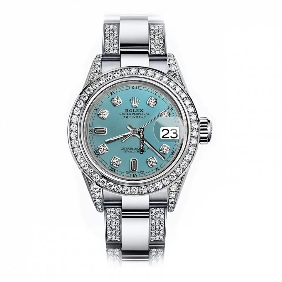 Special Fake Rolex Oyster Perpetual Lady Date 69160 Automatic Movement 26mm Steel Case Womens Watch