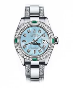 Best Fakes Rolex Oyster Perpetual Lady Date 69160 Automatic Movement 26mm Steel Case Womens Watch