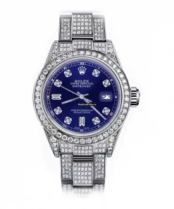 Affordable Replica Rolex Oyster Perpetual Lady Date 69160 Automatic Movement 26mm Steel Case Womens Watch