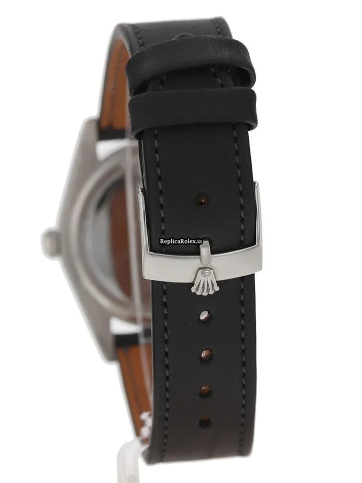Cool Fake Rolex Oyster Precision 6694 34mm Steel Case Watch - Image 6