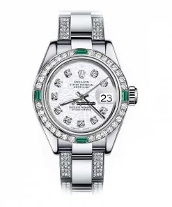 Good Imitation Rolex Oyster Perpetual Lady Date 69160 Automatic Movement 26mm Steel Case Womens Watch