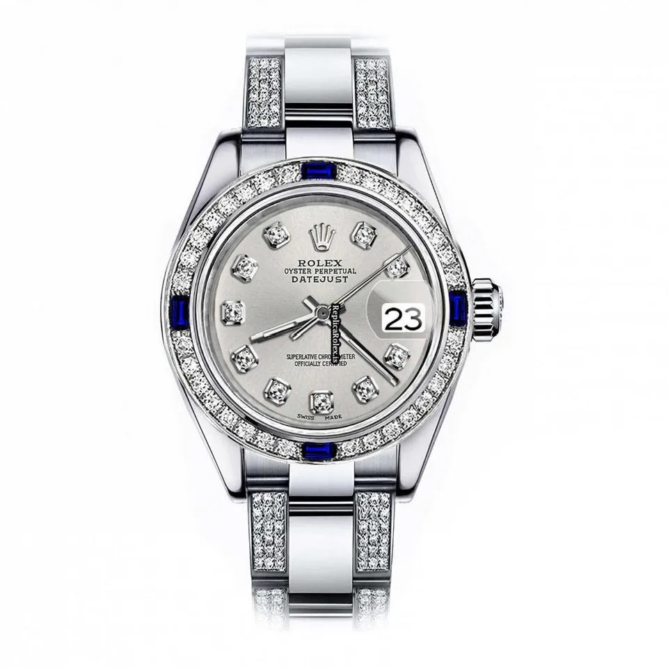 Remarkable Replica Rolex Oyster Perpetual Lady Date 69160 Automatic Movement 26mm Steel Case Womens Watch