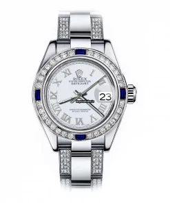 Stylish Replica Rolex Oyster Perpetual Lady Date 69160 Automatic Movement 26mm Steel Case Womens Watch