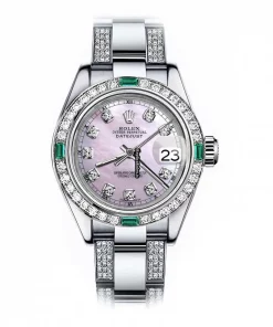 Suitable Replica Rolex Oyster Perpetual Lady Date 69160 Automatic Movement 26mm Steel Case Womens Watch