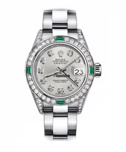 High Quality Replicas Rolex Oyster Perpetual Lady Date 69160 Automatic Movement 26mm Steel Case Womens Watch