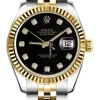 Exquisite Replica Rolex Lady-datejust 179173-blkdj Caliber 2235 Automatic Movement 26mm Steel Case Womens Watch