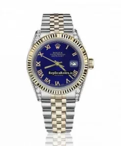 Mind-boggling Copy Rolex Datejust 16013 Automatic Movement 36mm Gold/steel Case Mens/unisex Watch