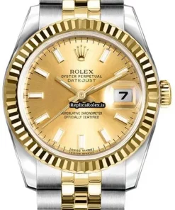 Pleasing Replica Rolex Lady-datejust 179173-chpsj Caliber 2235 Automatic Movement 26mm Steel Case Womens Watch