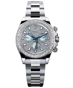Lovely Replica Rolex Daytona 116576tbr Caliber 4130 Automatic Movement 40mm Platinum Case Mens/unisex Watch