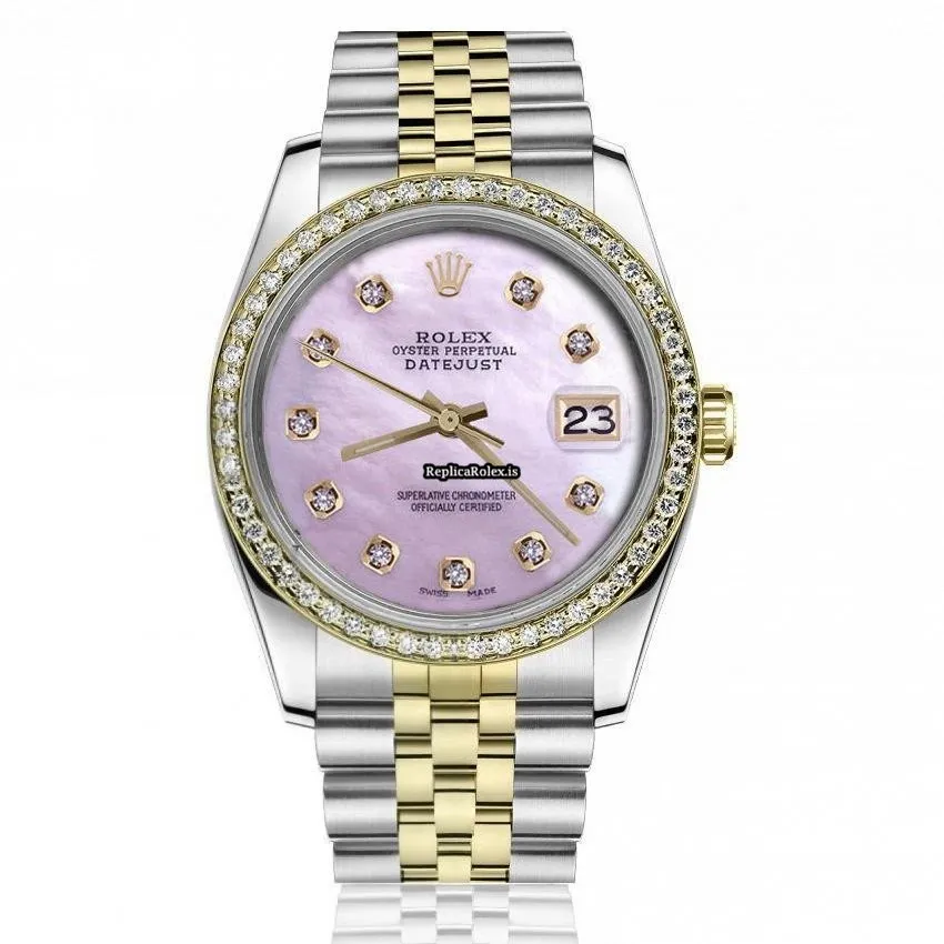 Distinctive Replica Rolex Datejust 16013 Automatic Movement 36mm Gold/steel Case Mens/unisex Watch