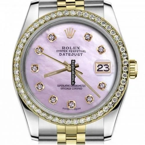 Distinctive Replica Rolex Datejust 16013 Automatic Movement 36mm Gold/steel Case Mens/unisex Watch - Image 2