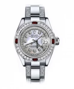 Distinctive Replica Rolex Oyster Perpetual Lady Date 69160 Automatic Movement 26mm Steel Case Womens Watch