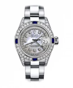 Superb Replica Rolex Oyster Perpetual Lady Date 69160 Automatic Movement 26mm Steel Case Womens Watch