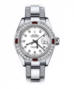 Fantastic Clone Rolex Oyster Perpetual Lady Date 69160 Automatic Movement 26mm Steel Case Womens Watch