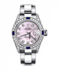 Amazing Fake Rolex Oyster Perpetual Lady Date 69160 Automatic Movement 26mm Steel Case Womens Watch