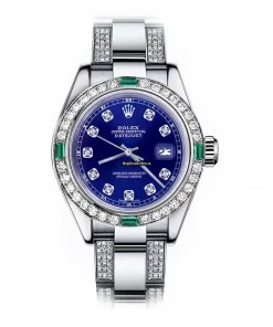 Well Made Clone Rolex Oyster Perpetual Lady Date 69160 Automatic Movement 26mm Steel Case Womens Watch