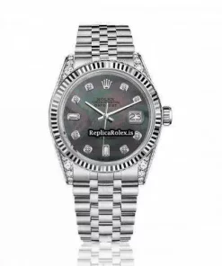 Excellent Replica Rolex Oyster Perpetual Lady Date 69160 Automatic Movement 26mm Steel Case Womens Watch