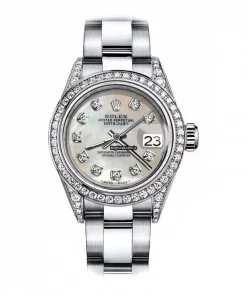 Excellent Copies Rolex Oyster Perpetual Lady Date 69160 Automatic Movement 26mm Steel Case Womens Watch