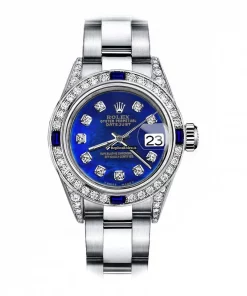 Amazing Replica Rolex Oyster Perpetual Lady Date 69160 Automatic Movement 26mm Steel Case Womens Watch