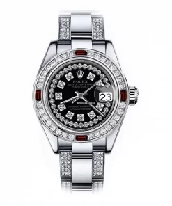 Special Replica Rolex Oyster Perpetual Lady Date 69160 Automatic Movement 26mm Steel Case Womens Watch