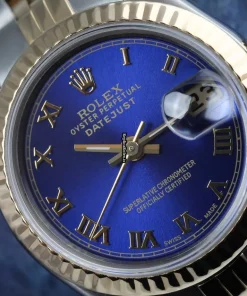 Fine Fake Rolex Lady-datejust 69173 Automatic Movement 26mm Gold/steel Case Womens Watch