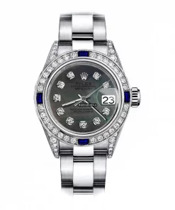 Distinctive Fake Rolex Oyster Perpetual Lady Date 69160 Automatic Movement 26mm Steel Case Womens Watch