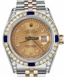 Perfect Replica Rolex Datejust 16233 Automatic Movement 36mm Gold/steel Case Mens/unisex Watch