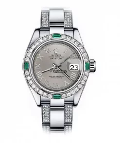 Amazing Replica Rolex Oyster Perpetual Lady Date 69160 Automatic Movement 26mm Steel Case Womens Watch