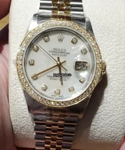 Wonderful Replica Rolex Datejust 16233 Automatic Movement Gold/steel Case Mens/unisex Watch