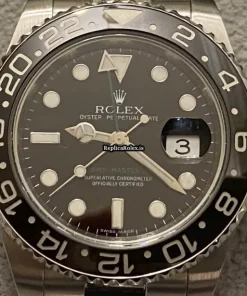 Aaa Fake Rolex Gmt-master II 116710ln Caliber 3186 Automatic Movement 40mm Steel Case Mens/unisex Watch
