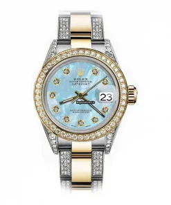 Top Replica Rolex Datejust 68173 Automatic Movement 31mm Gold/steel Case Womens Watch