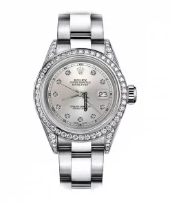 Top Replica Rolex Oyster Perpetual Lady Date 69160 Automatic Movement 26mm Steel Case Womens Watch