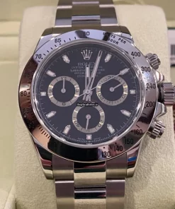 Swiss Fake Rolex Daytona 116520 Caliber 4130 Automatic Movement 40mm Steel Case Mens/unisex Watch