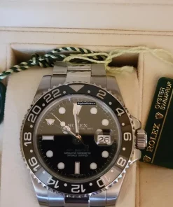 Luxury Replica Rolex Gmt-master II 116710ln Caliber 3186 Automatic Movement 40mm Steel Case Mens/unisex Watch
