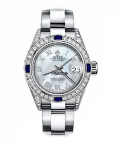 Terrific Fake Rolex Oyster Perpetual Lady Date 69160 Automatic Movement 26mm Steel Case Womens Watch