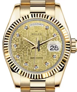 Epic Knockoff Rolex Day-date 36 18038 Automatic Movement Mens/unisex Watch