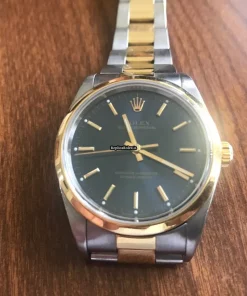 Defect Replica Rolex Oyster Perpetual 34 14203m Automatic Movement 34mm Gold/steel Case Mens/unisex Watch