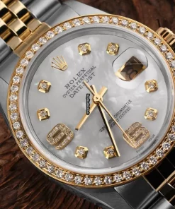 Wonderful Fake Rolex Datejust 16013 Automatic Movement 36mm Gold/steel Case Mens/unisex Watch